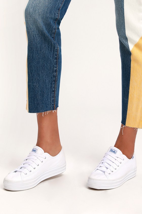 keds triple kick women's platform sneakers
