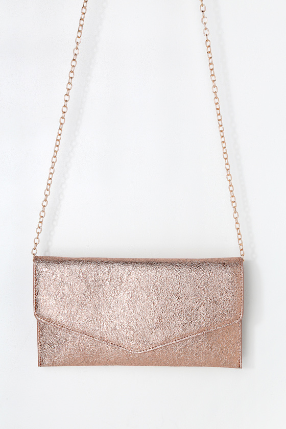 Lavish Love Rose Gold Clutch 5