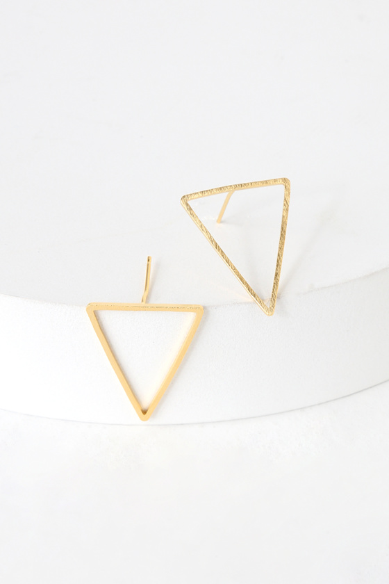 Tessellate Gold Earrings 4