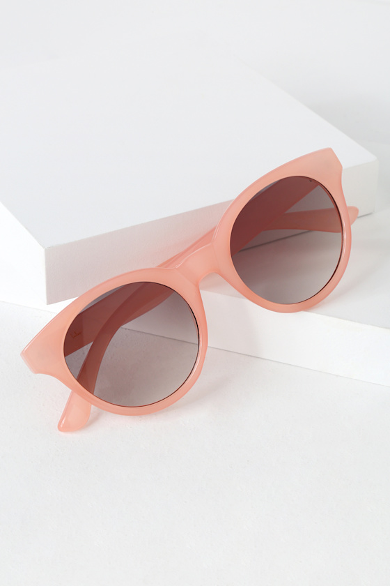 Zodiac Pink Round Sunglasses 3