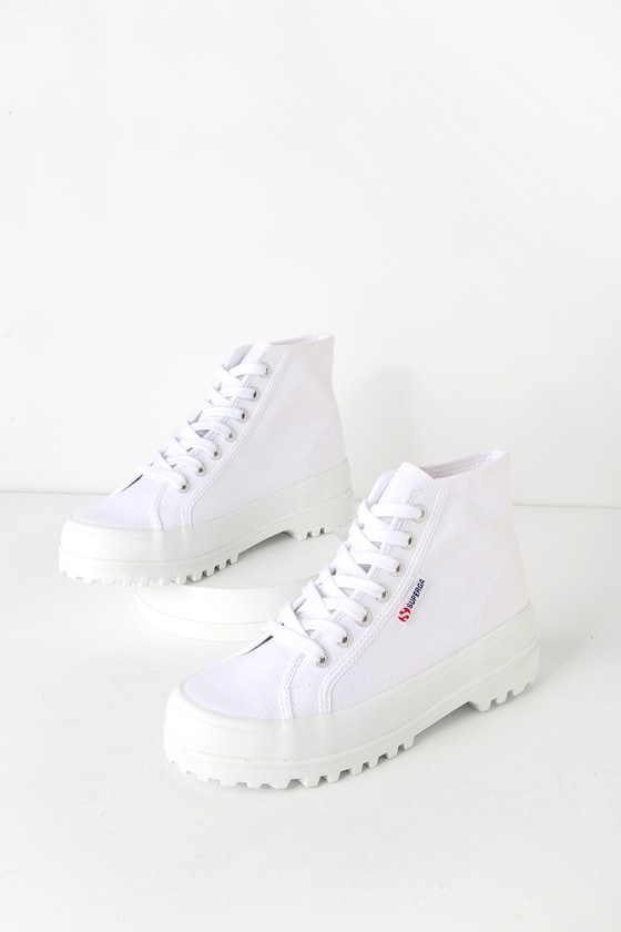 superga high top platform