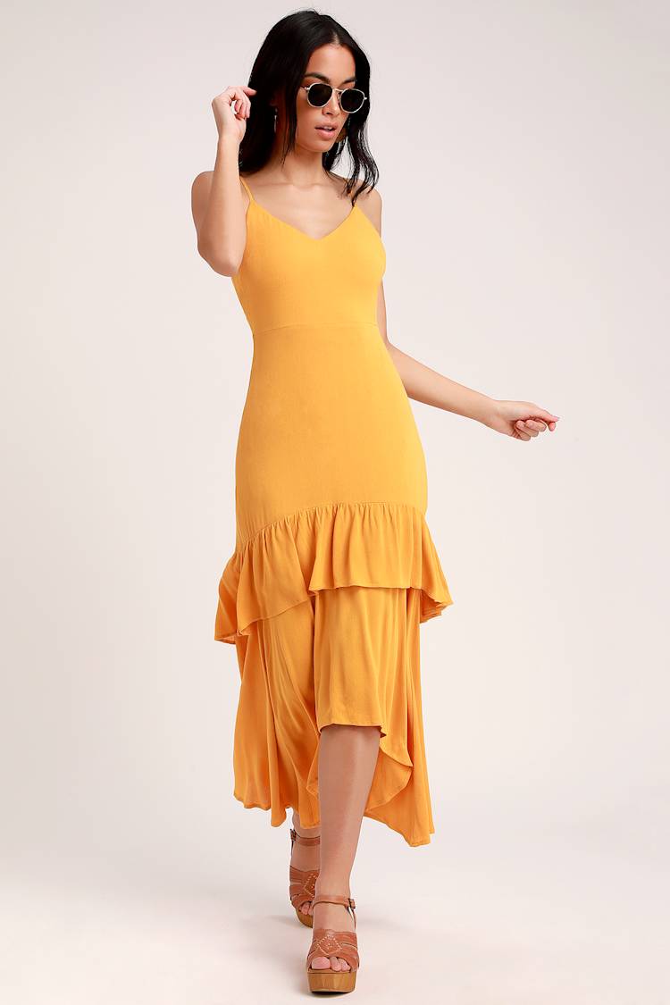 womens smocked midi dress Smocked Midi Dress - Zoey