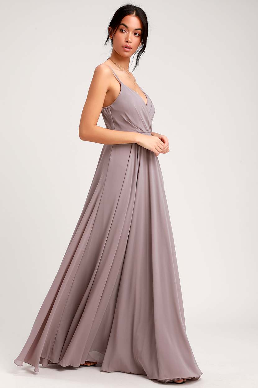 all about love blush pink maxi dress Lovely Blush Pink Dress - Maxi Dress - Gown - Bridesmaid Dress