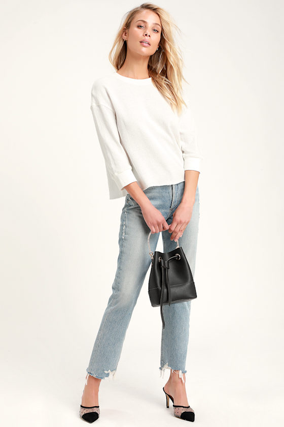 Williamsburg White Pullover Sweater 2