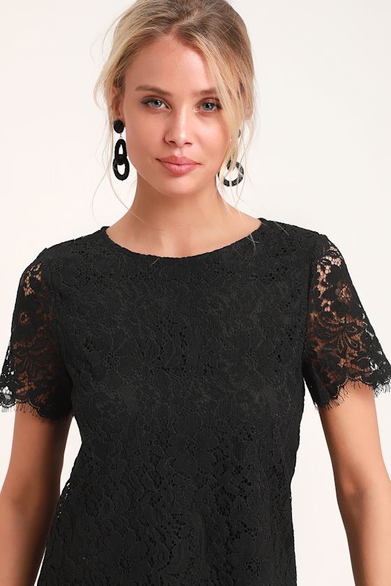 【EDIT. FOR LULU】lace trim top black Ettore Lace Trim Strapless Top Black Polka | Princess Polly USA