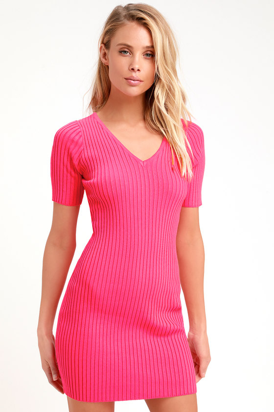 lulus hot pink dress