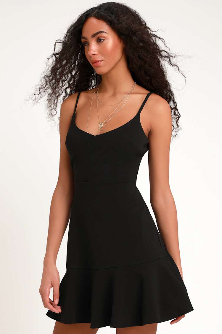 princess polly baby blue dress Our Favorite Little Black Dresses in Film & Pop Culture – Chelsea Reece