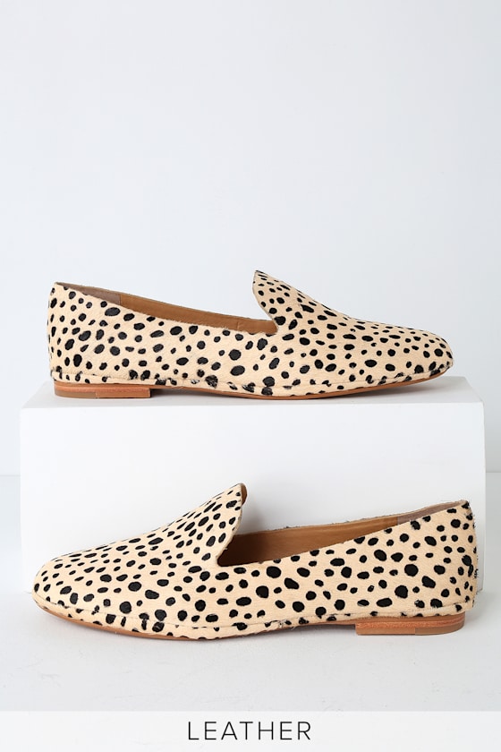 Wynter Leopard Calf Hair Loafers 3