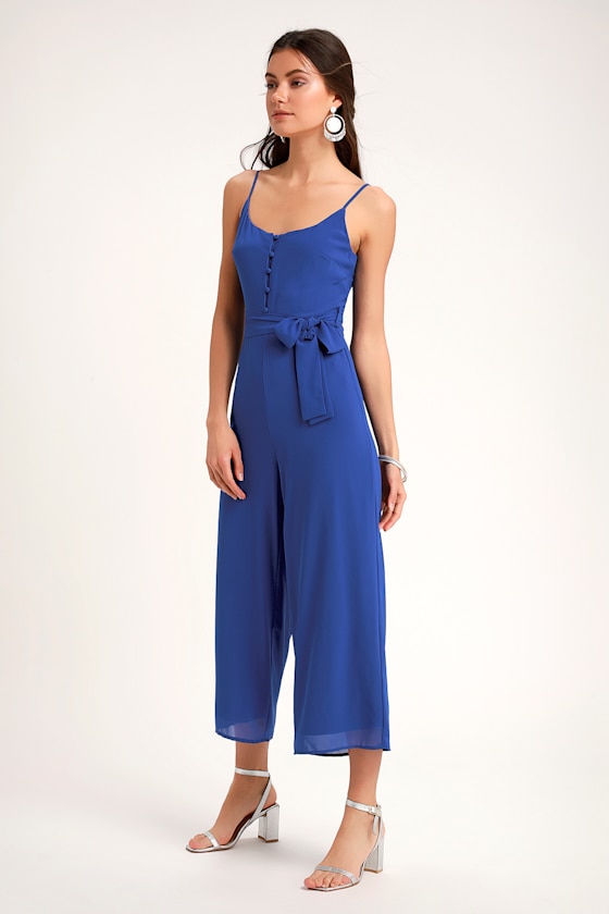 Sammy Sue Royal Blue Wide-Leg Jumpsuit 2