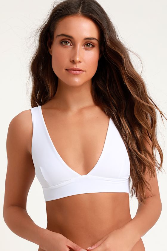Daniella White Bikini Top 1