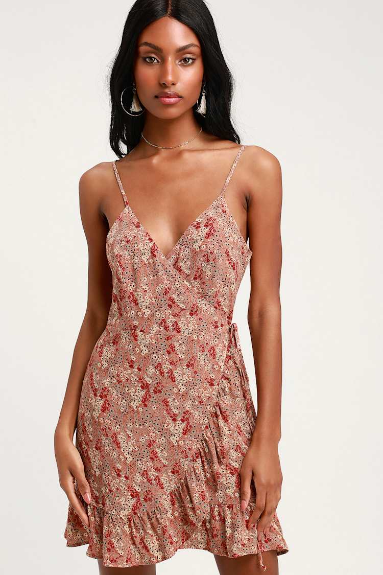Free People All My Love - Pink Multi Dress - Floral Print Dress - Lulus