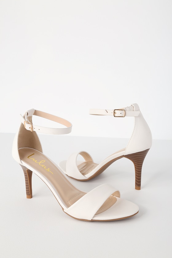 white pumps with strap