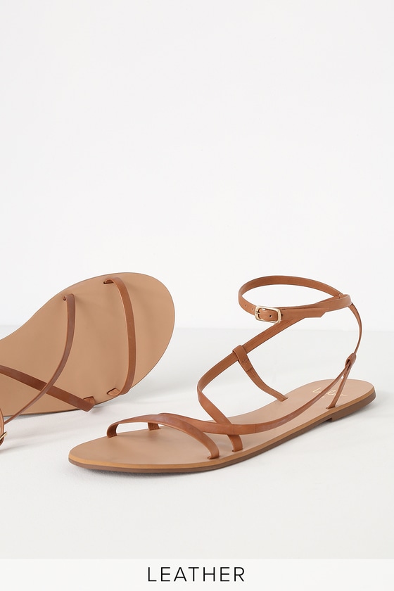 strappy leather sandals