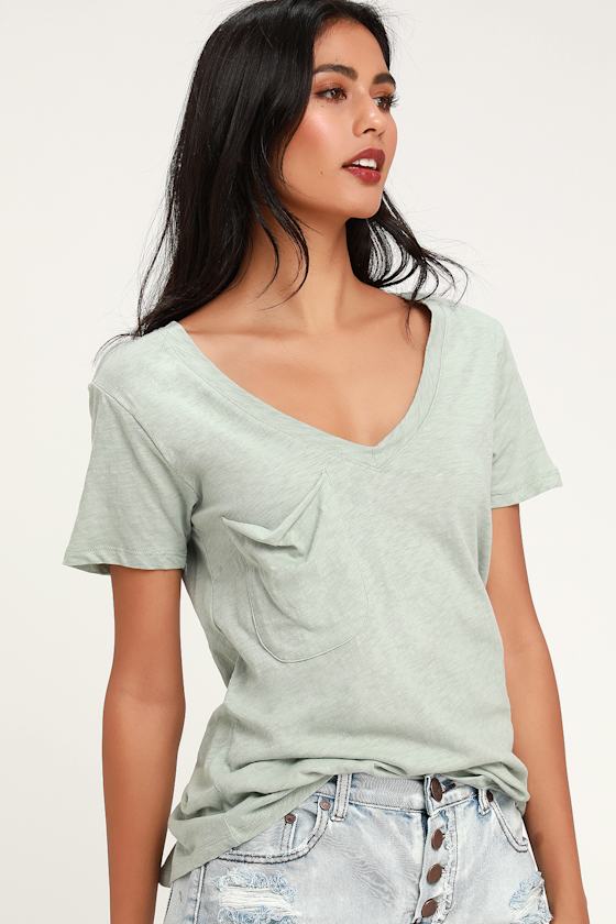 Z supply cotton slub pocket tee Clearance
