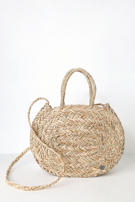 Had Me At Aloha Tan Woven Tote 5