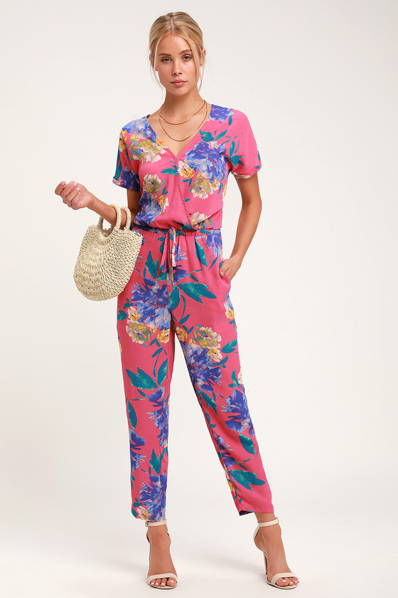 lulus pink jumpsuit