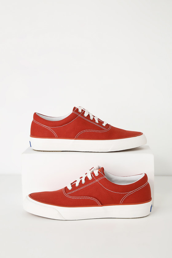 Keds Anchor - Red Sneakers - Canvas Sneakers - Lulus