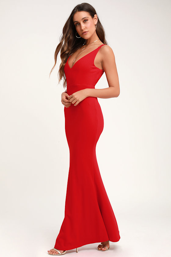Melora Red Sleeveless Maxi Dress 1