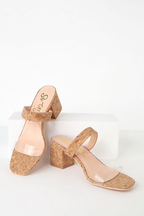 Vizcaya Cork Slide Sandals 1