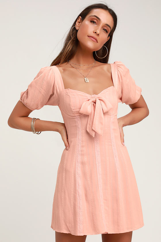 Madeline Pink Mini Dress 2