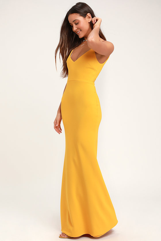 Infinite Glory Yellow Maxi Dress 3