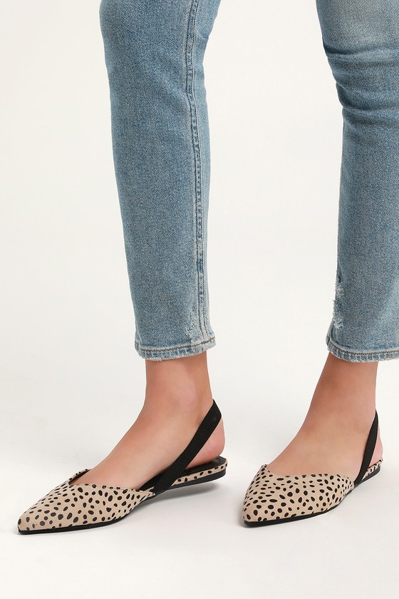 dalmation print heels