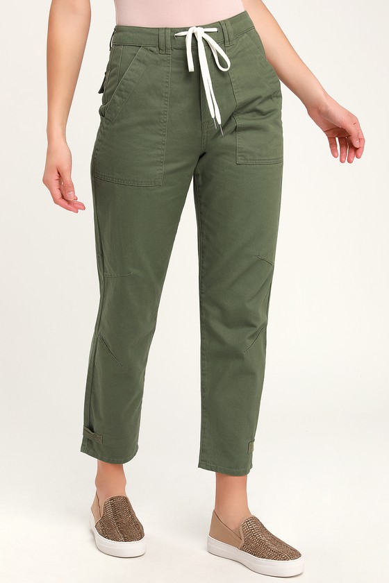 Pistola Pamela Pants - Army Green Pants - Green Utility Pants