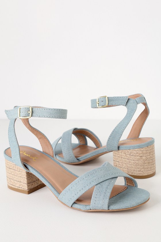 pale blue sandals