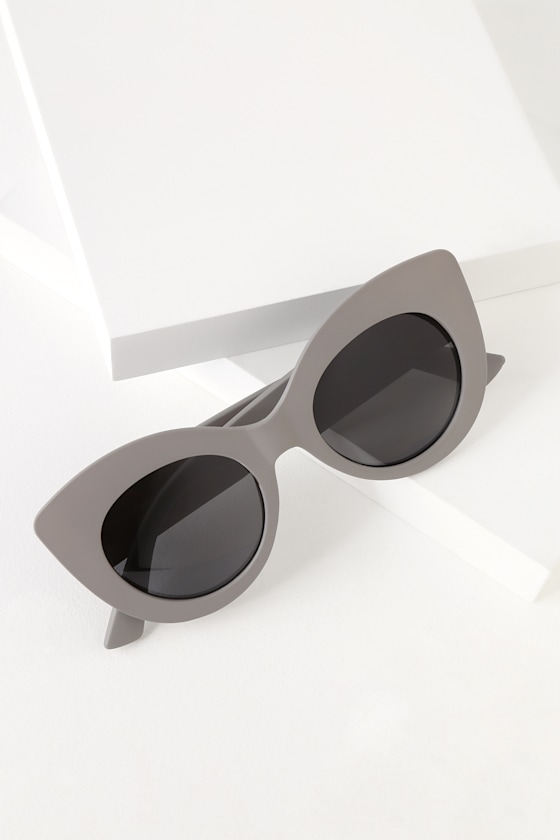 Cute Grey Sunglasses CatEye Sunglasses Sunnies
