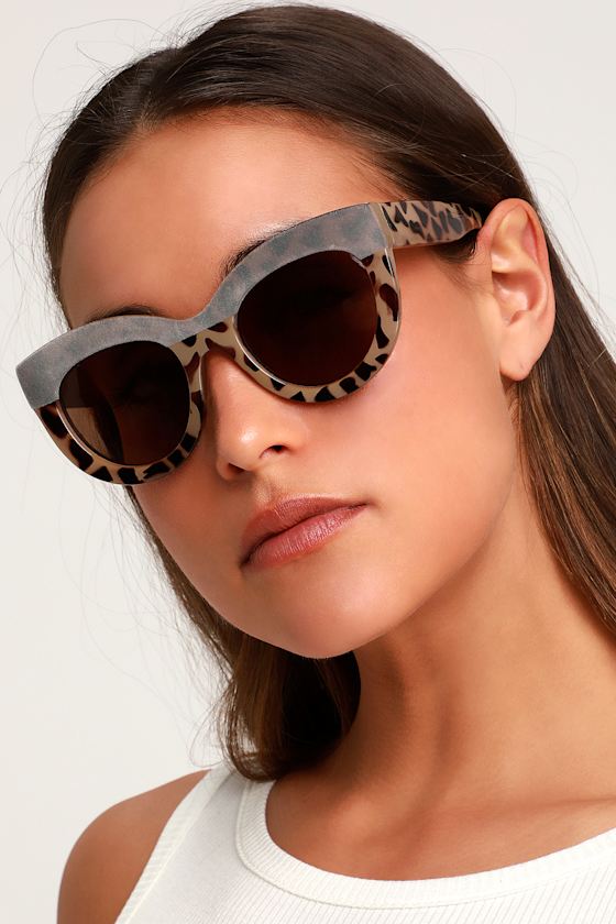 Calvacade Tortoise Suede Sunglasses 4