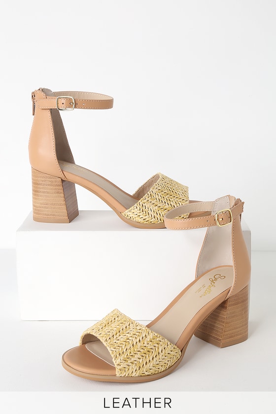 raffia heels