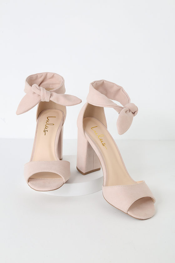 lulus blush heels