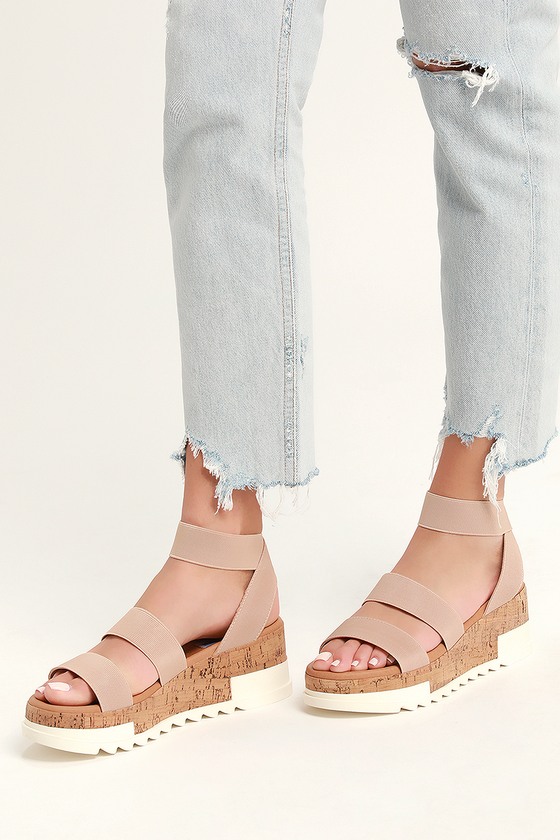 blush evening sandals