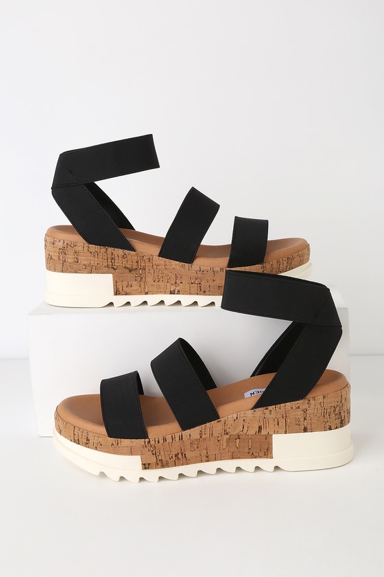 steve madden cork sandals