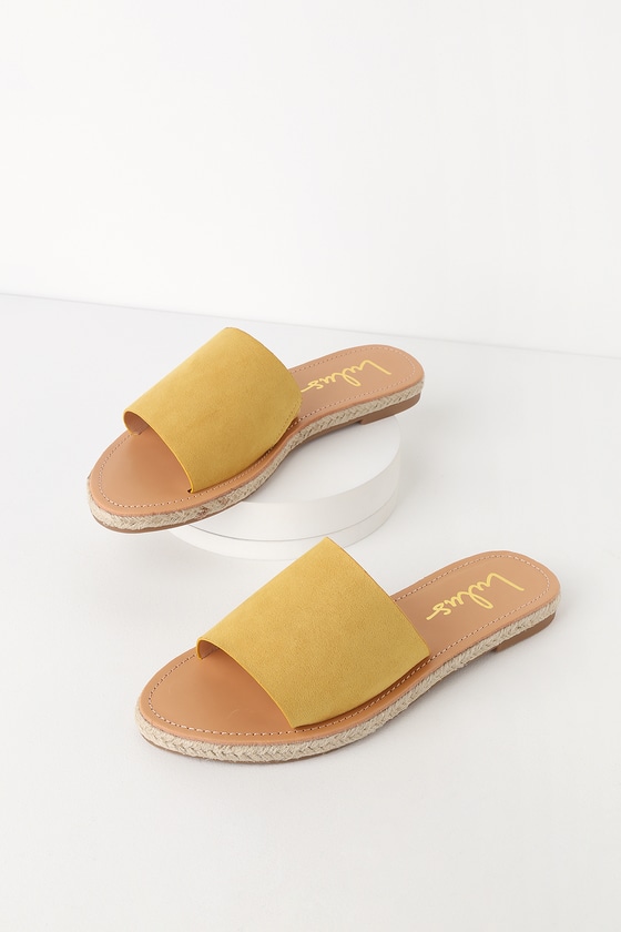 espadrille sandals slides