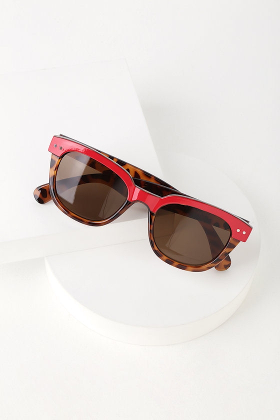 Rebel Red and Tortoise Sunglasses 3