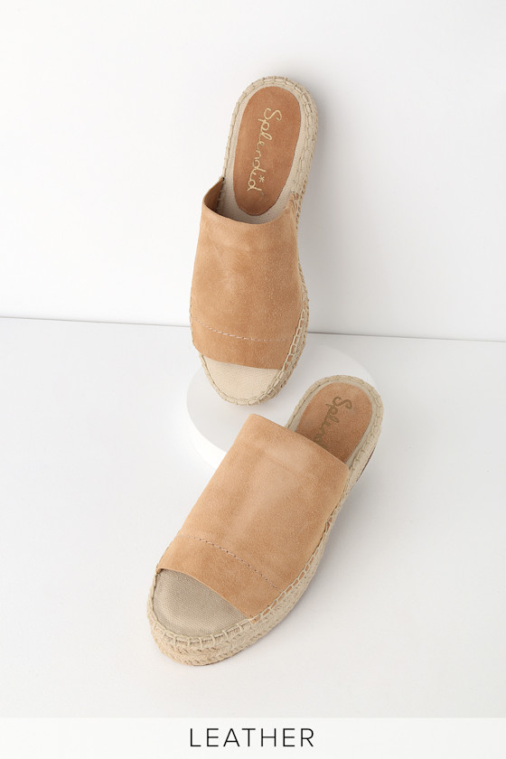 splendid espadrille slides