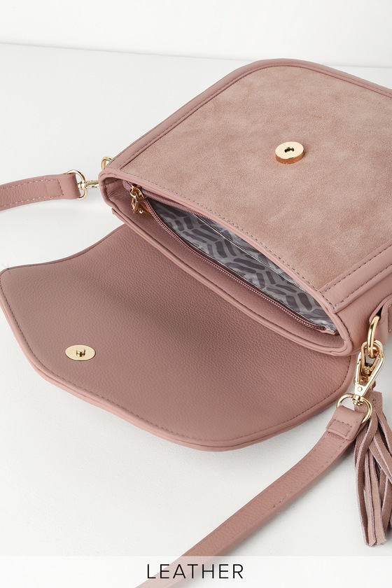 blush leather purse