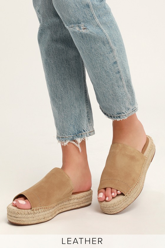 tan flatform espadrilles