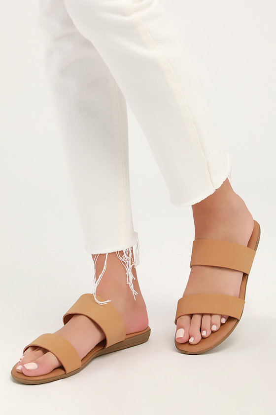 Oona Natural Slide Sandals 5