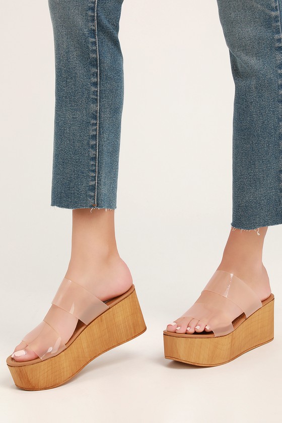 steve madden vinyl sandals
