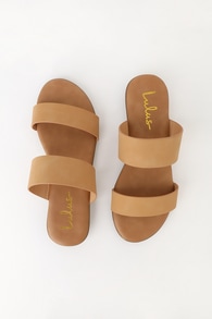 Oona Natural Slide Sandals