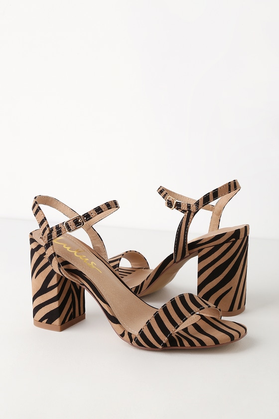 zebra heels