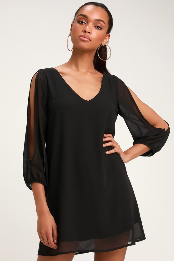 Little Black Dress with Belt