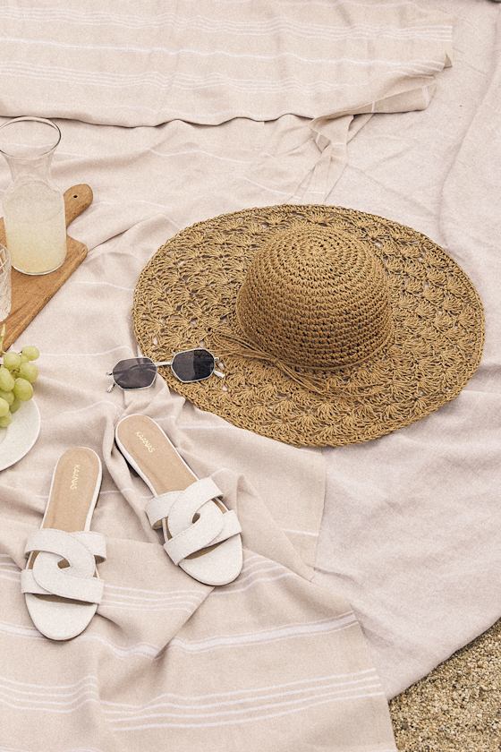 Boldy Brilliant Woven Brown Straw Hat 6