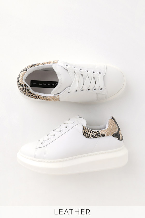 Glazed Natural Multi Leather Sneakers 3