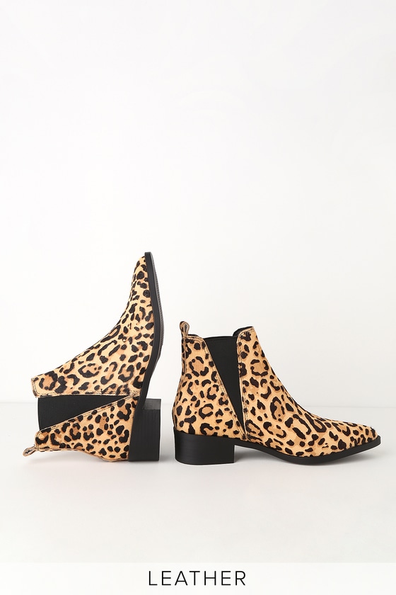 steve madden leopard boots