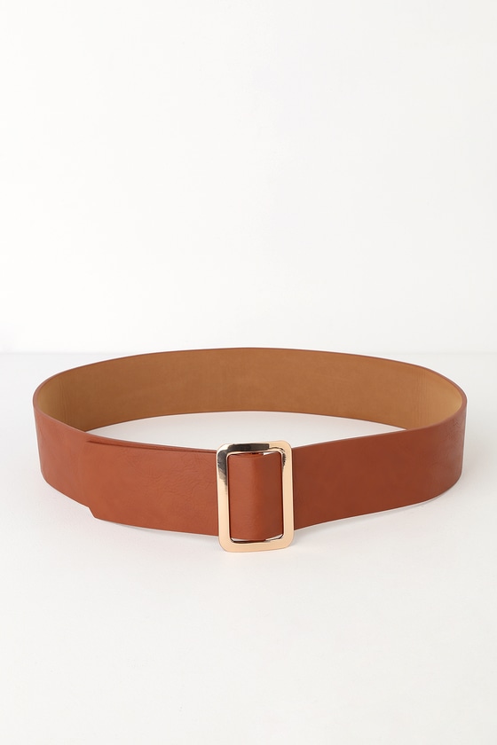 Cute Camel Belt - Camel and Gold Belt - Vegan Leather Belt - Lulus