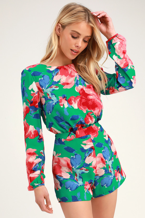 lulus green romper