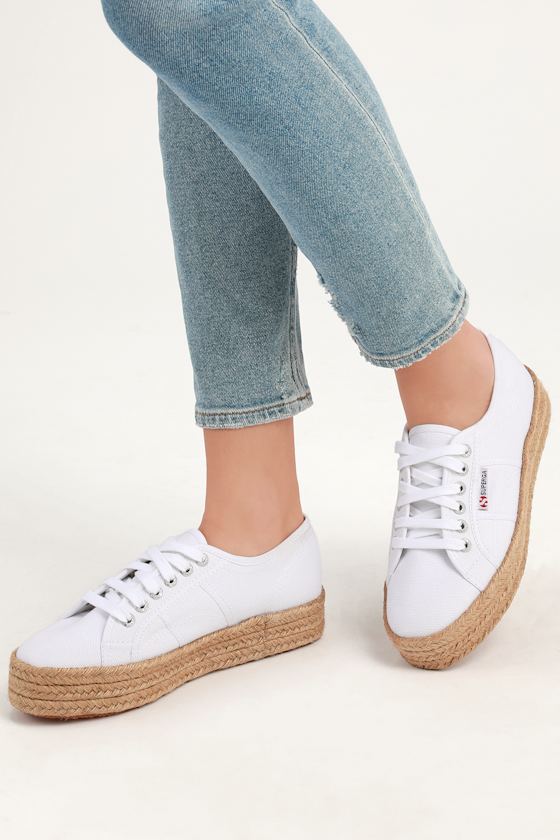 superga cotropew platform espadrille sneaker